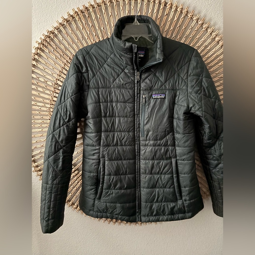 Patagonia Radalie puffer jacket dark green - Picture 1 of 9